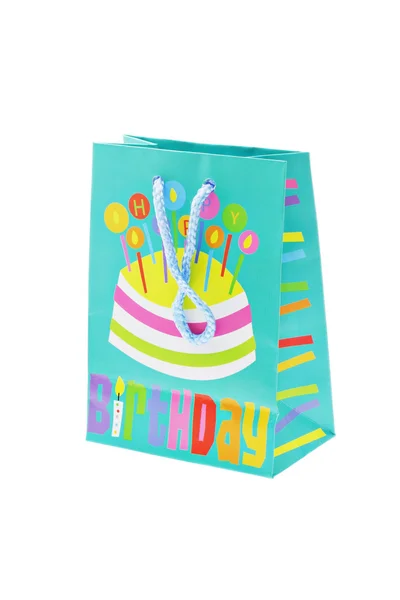 Birthday party gift bag — Stock Photo, Image
