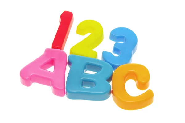ABC и 123 — стоковое фото