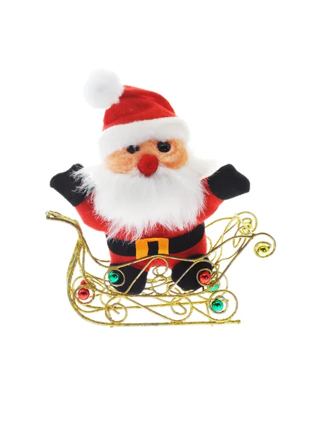 Papá Noel en trineo —  Fotos de Stock