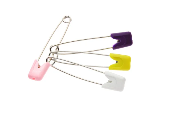 Multicolor safety pins — Stock Photo, Image
