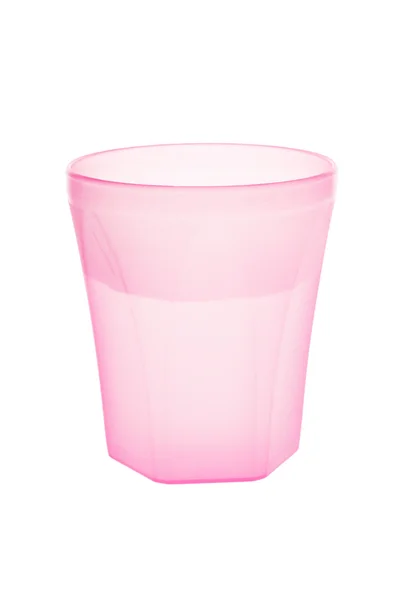 Пластикова чашка, наповнена водою — стокове фото