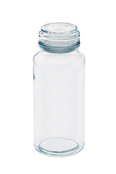 Ψηλό ποτήρι άδειο βάζο με καπάκι — Φωτογραφία Αρχείου