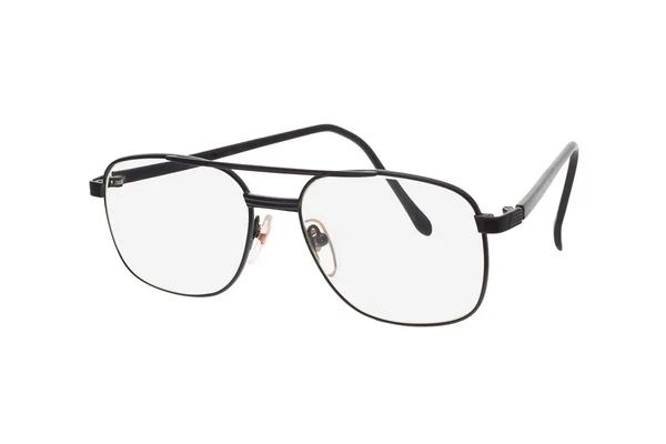 Metal frame old fashion spectacles — Stock Photo, Image