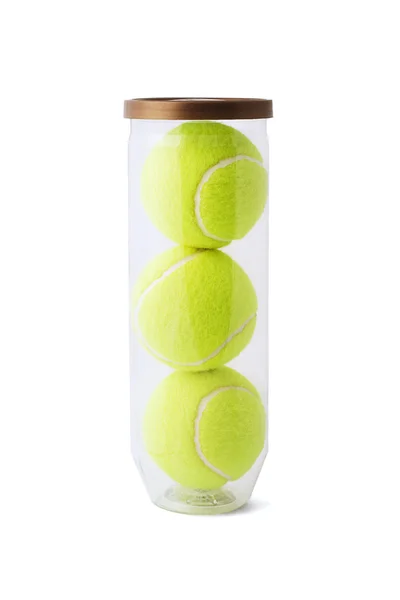 Nové tenisové míčky — Stock fotografie