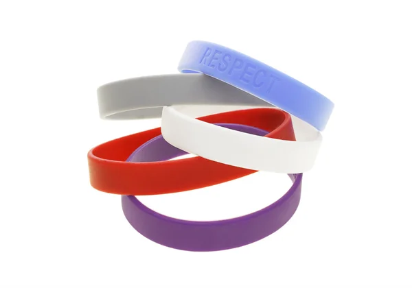 Color wrist bands — Stock Photo, Image