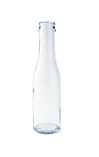 Порожній скляна пляшка — стокове фото