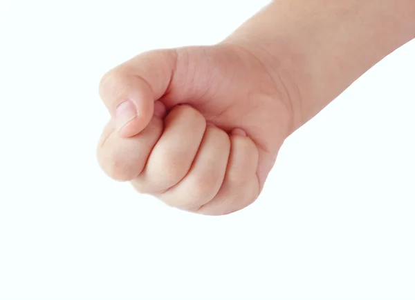 Close up of a child's fist — Stock Photo, Image