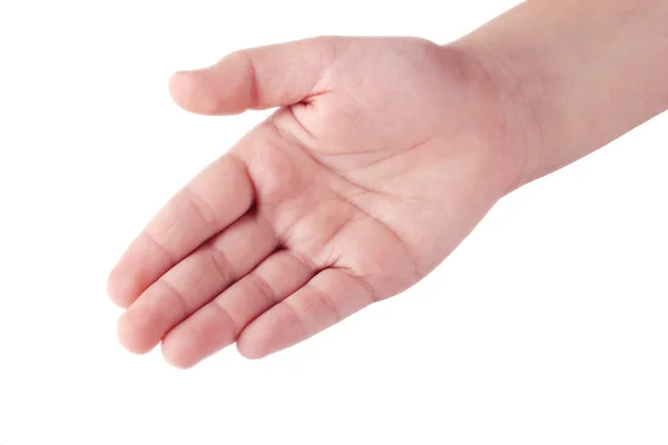 Barnets högra hand palm — Stockfoto