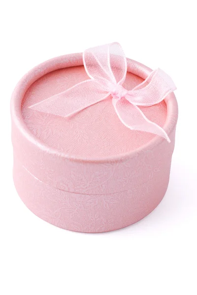 Pink jewelry box — Stock Photo, Image