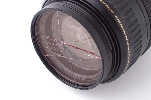 stock image Broken UV filter