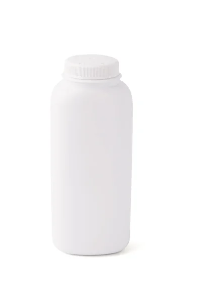 Blank talcum powder container — Stock Photo, Image