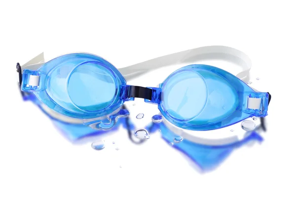 湿游泳护目镜 — 图库照片