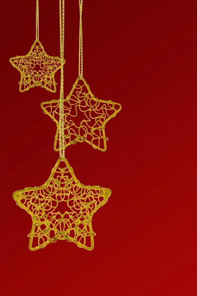 Christmas star ornaments — Stock Photo, Image