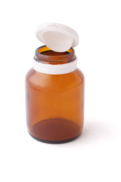 Empty medicine bottle — Stock Photo, Image