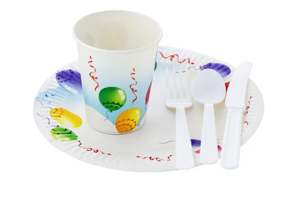 stock image Disposable partywares