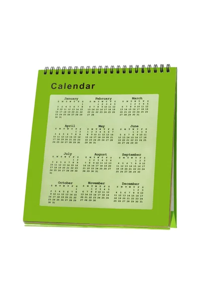 Desktop-Kalender — Stockfoto