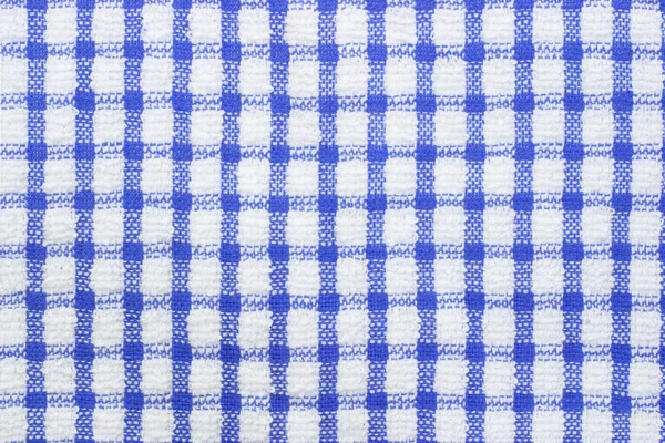 stock image Blue and white checked pattern