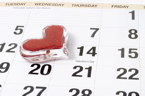 Valentine's Day reminder — Stock Photo, Image