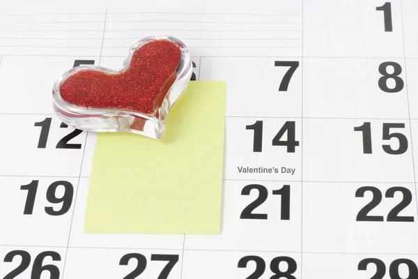 Valentine's Day reminder — Stock Photo, Image