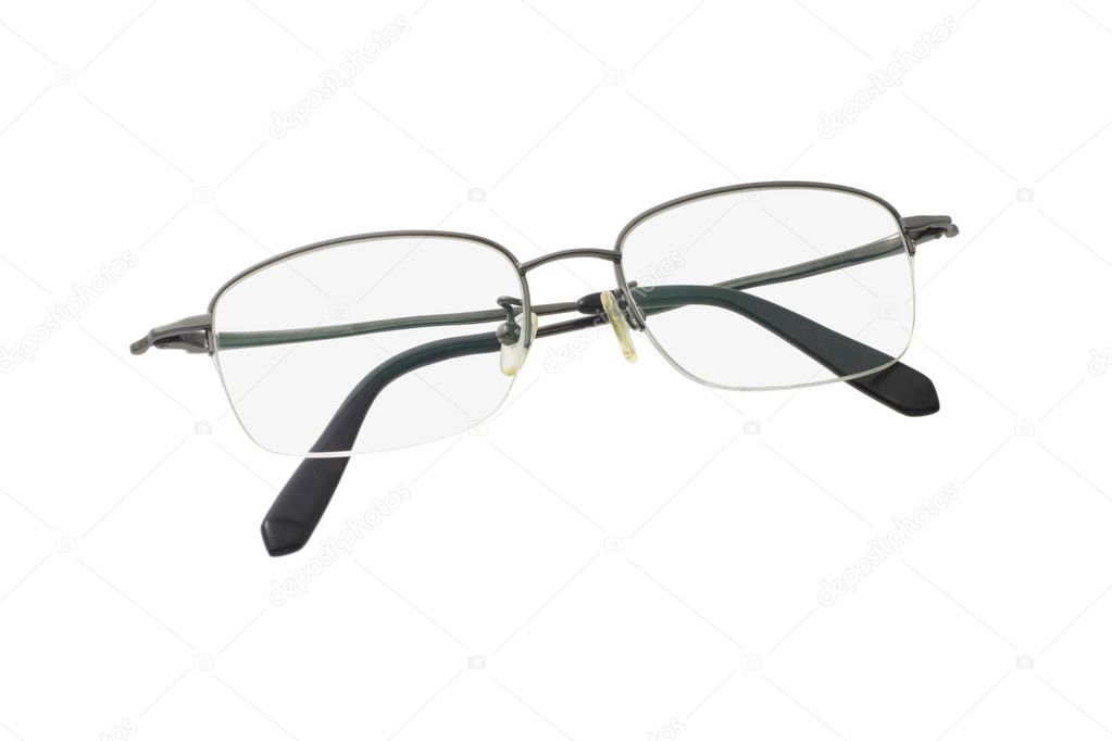 Half frame spectacles