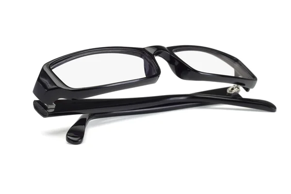 Černý Plastový rám brýlí — Stock fotografie