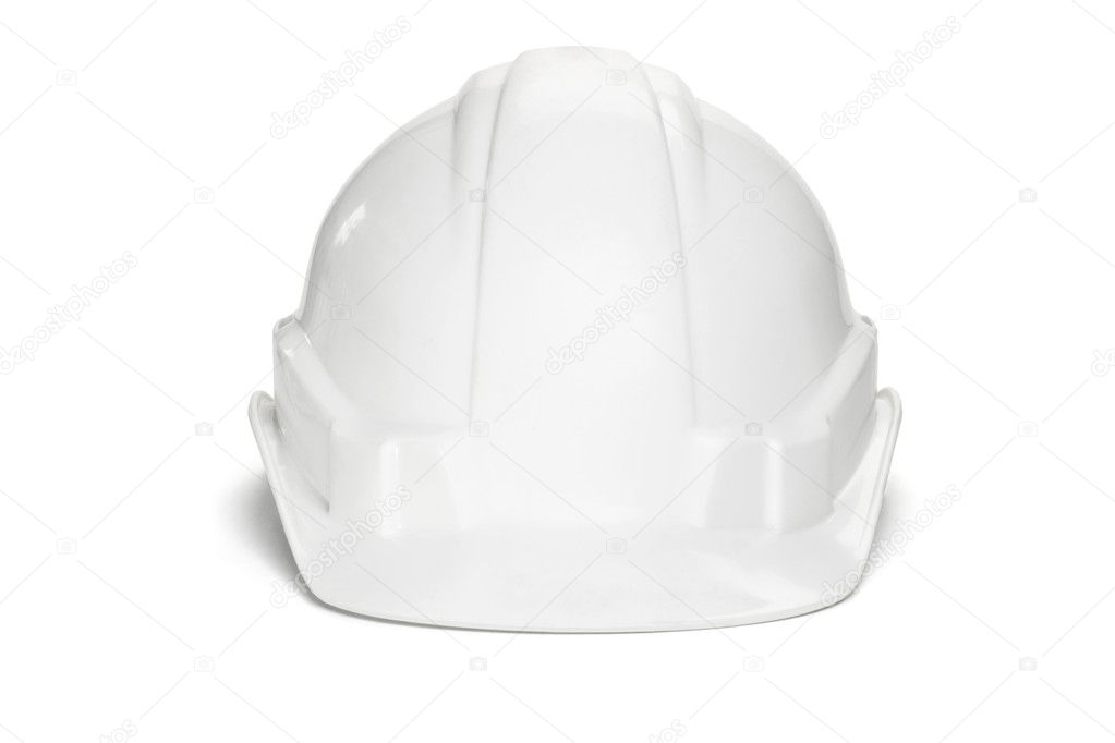 Plastic safety helmet