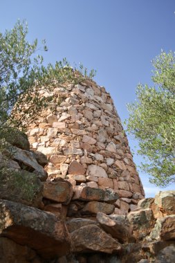 Sardinian Nuraghe - San Priamo -Sardinia italy clipart