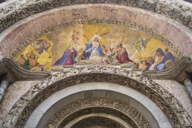 Portal of the Basilica of San Marco Venice - Iitaly clipart