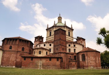 Basilica of San Lorenzo - Milano Italy clipart