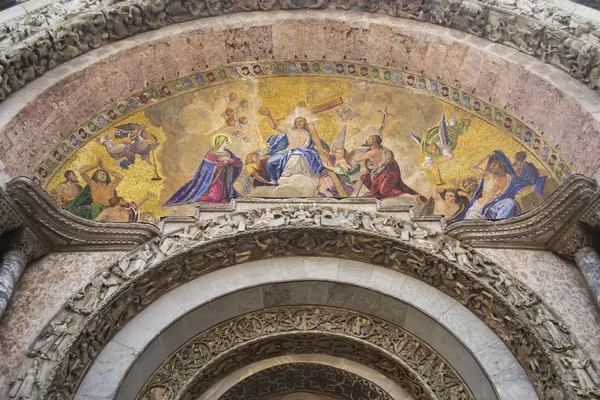 Portal, basilica san marco Venedik - iitaly Stok Fotoğraf