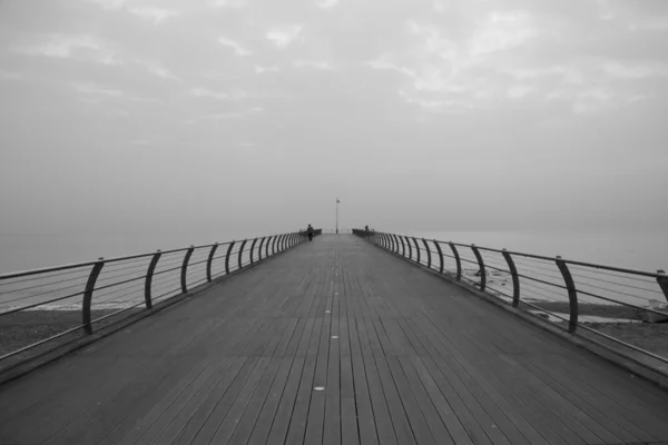 stock image Pier on a winter day