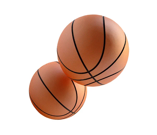 Dvojice Basketbalové míče — Stock fotografie