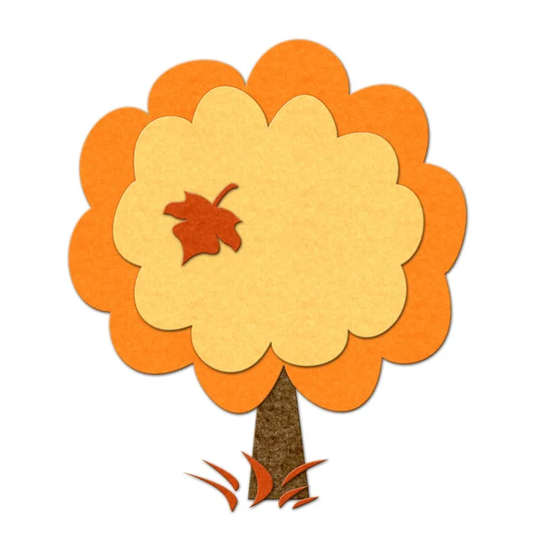 Czuł drzewo jesień — Zdjęcie stockowe