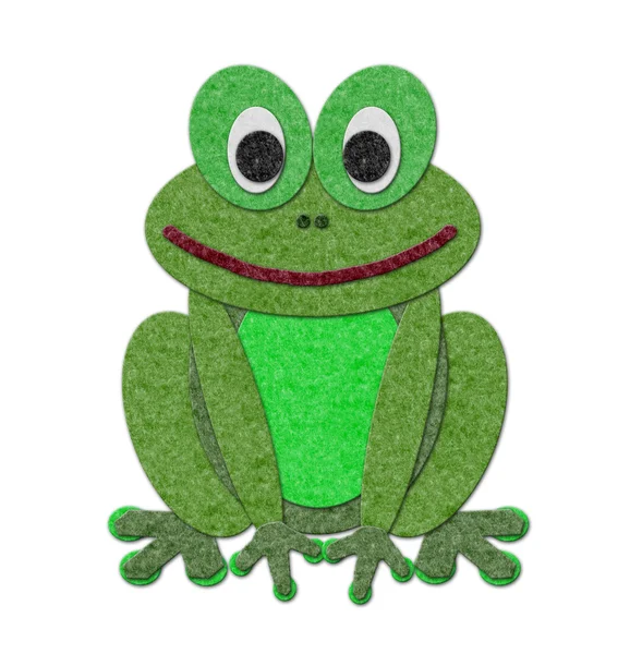 Filc ilustracja żaba — Zdjęcie stockowe