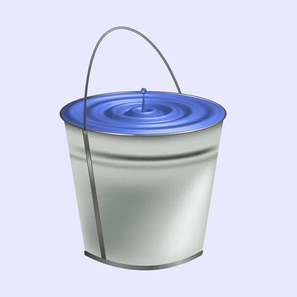 Un seau d'eau — Image vectorielle