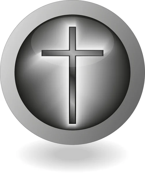 Christian Cross icon — Stock Vector