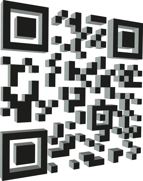 Conception du code Qr — Image vectorielle