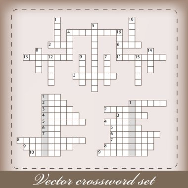 Crossword clipart