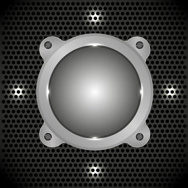 Esfera vectorial de fondo metálico — Archivo Imágenes Vectoriales