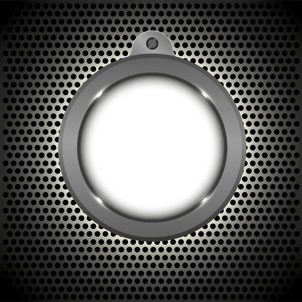 Sphère vectorielle de fond métallique — Image vectorielle