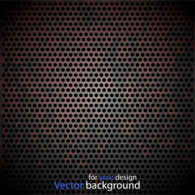 Vector metal background for your design clipart