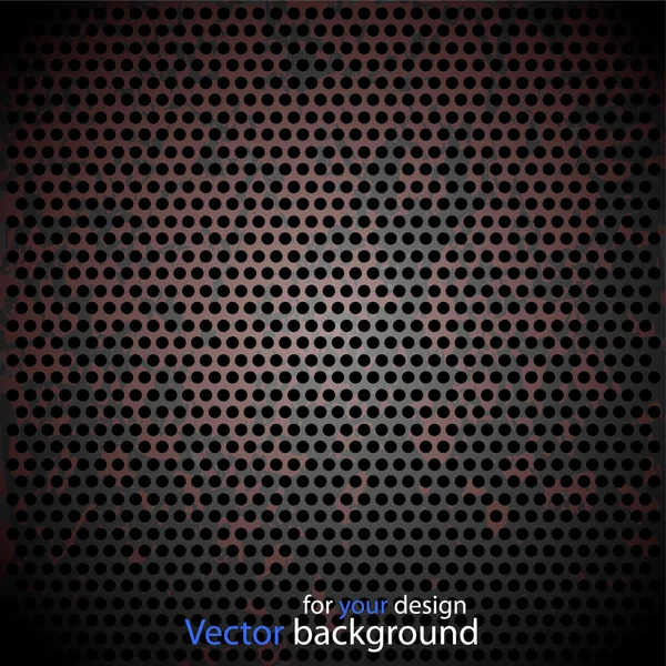 Vector metal background for your design — Stock Vector