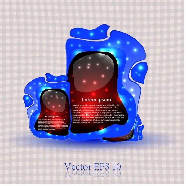Abstrakte Vektorblase für Ihr Design — Stockvektor