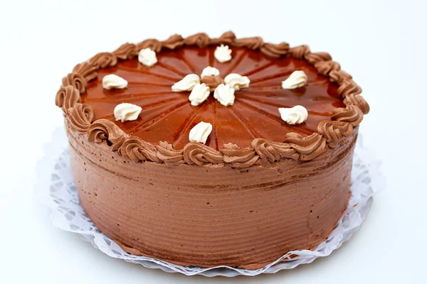 Schokoladenkuchen Stockbild