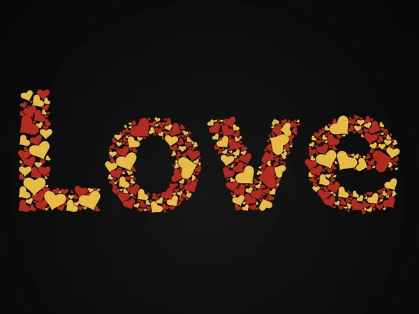 Love hjärtan — Stockfoto