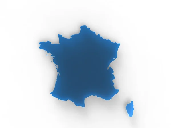 Francia blu — Foto Stock