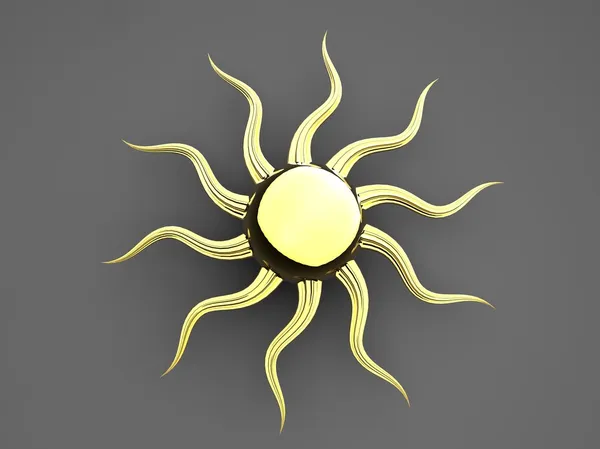 黄金の太陽 — ストック写真