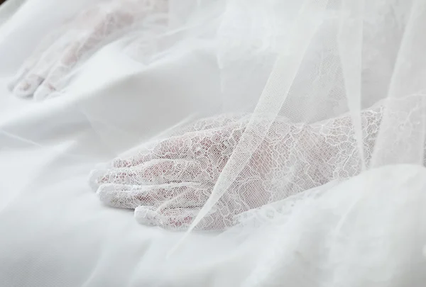Τα χέρια της νύφης — Φωτογραφία Αρχείου