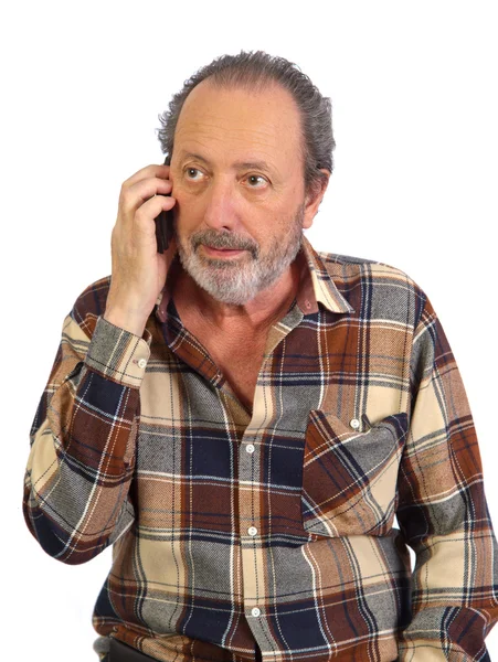 stock image Man talking on the phone