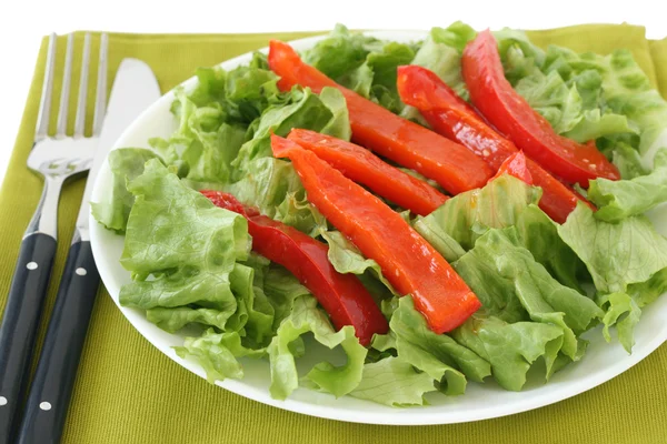 Salad on a plate — Stock Photo, Image